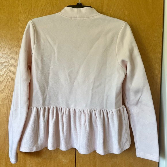 Blush peplum sweatshirt - Picture 2 of 2